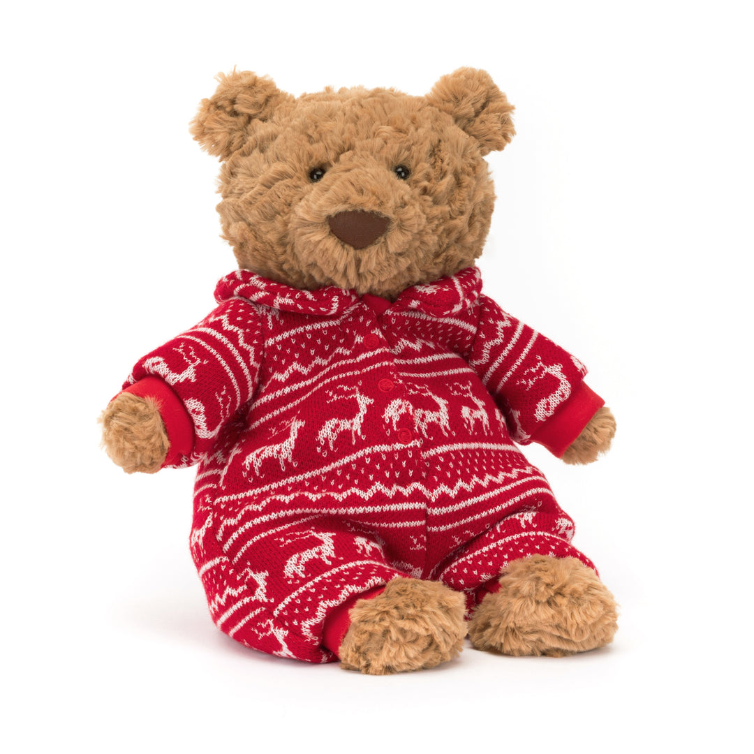 Jellycat - Bartholomew Bear Winter Pajamas - 10"