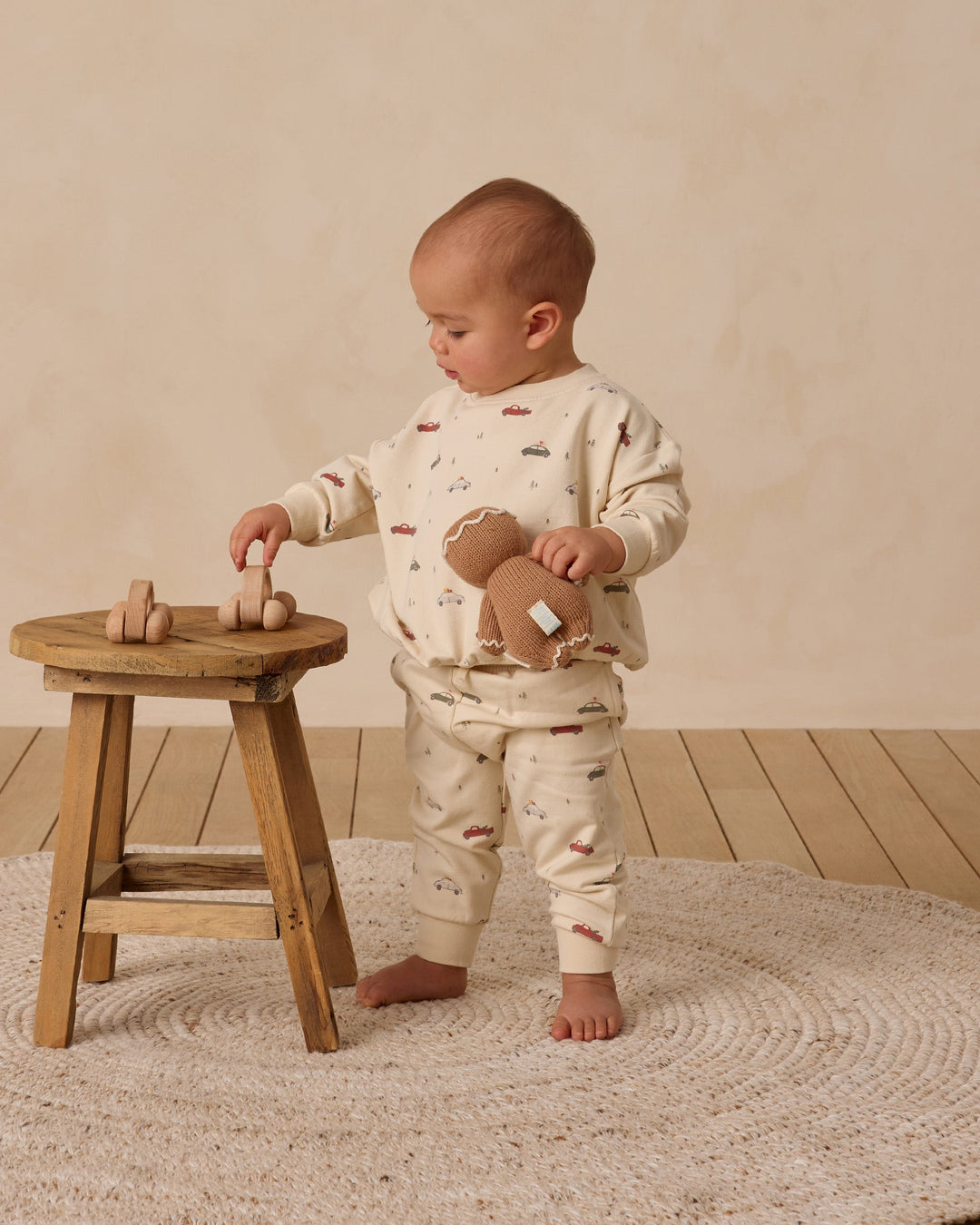 Baby boy Holiday Cars relaxed fleece pullover sweatshirt