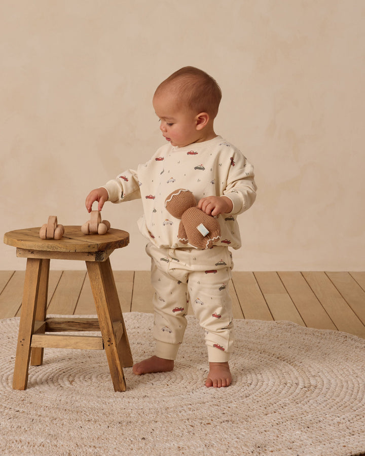 Baby boy Holiday Cars relaxed fleece pullover sweatshirt