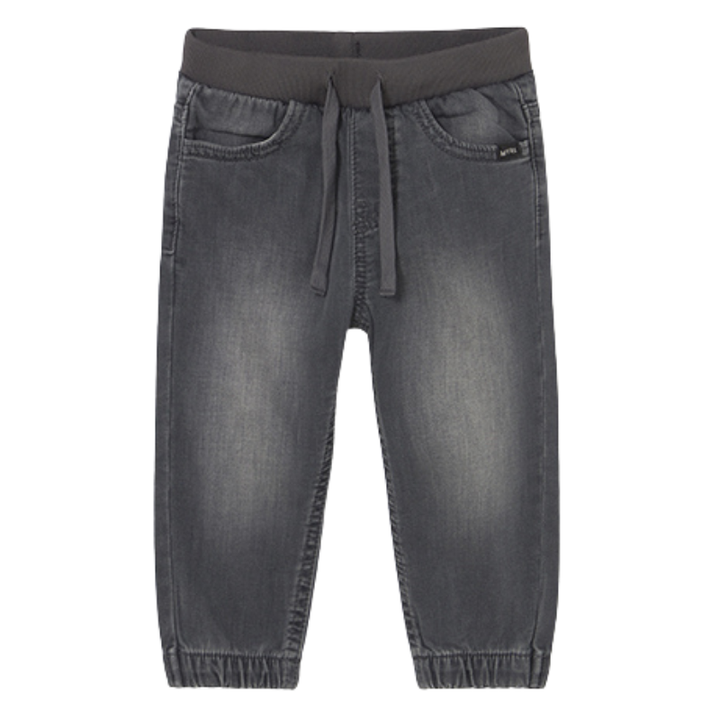 Baby boy soft black jogger jeans