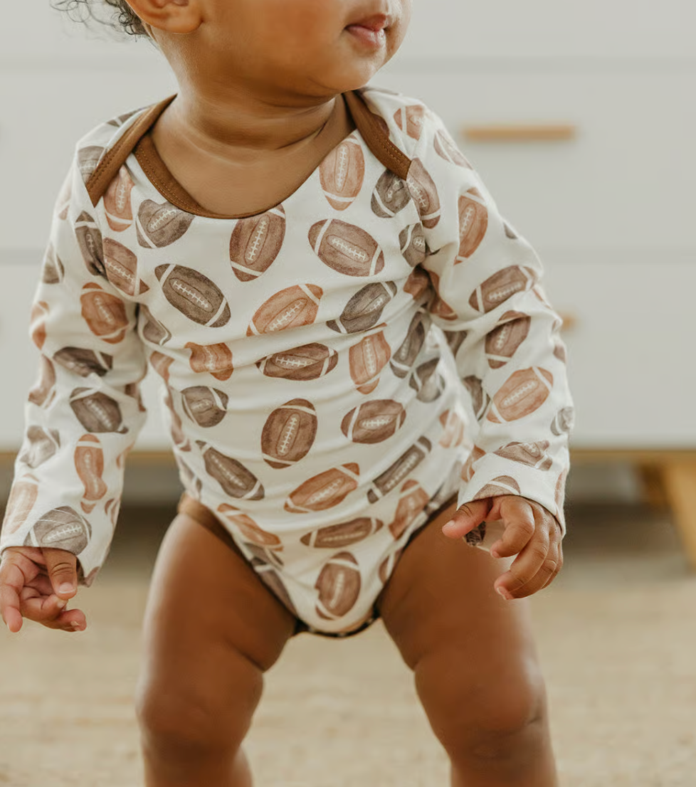 Baby football onesie