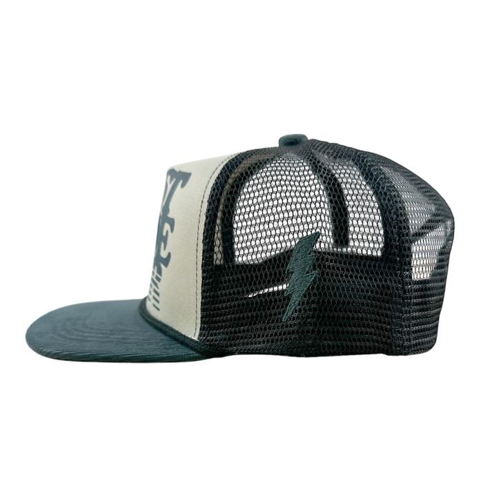 Tiny Whales - Best Dude Ever Trucker Hat in Jade/Natural