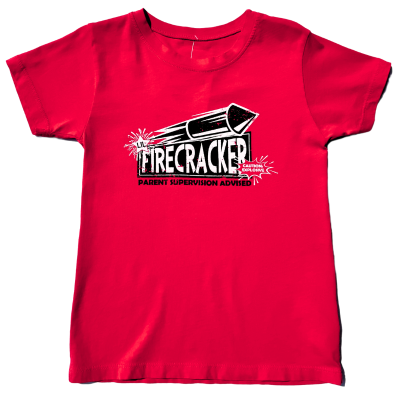 Kids Firecracker tshirt