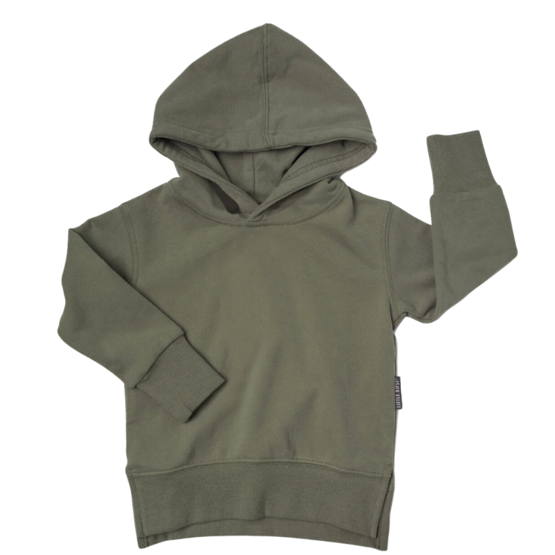 Little Bipsy - Long-Sleeve Jersey Hoodie in Moss