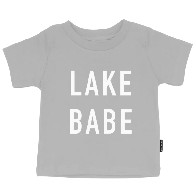 97 Design Co - LAKE BABE Baby Tee in Storm