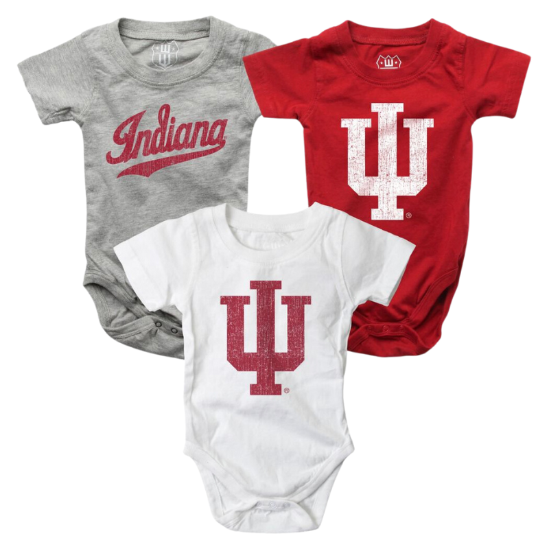 Indiana University baby onesie