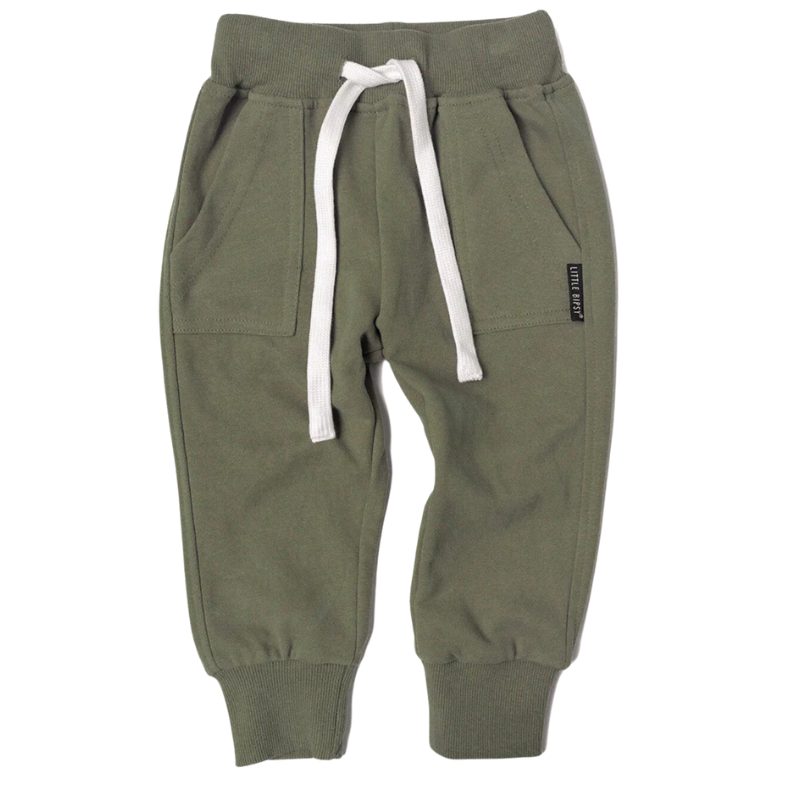 Little Bipsy - Everyday Jersey Joggers in Moss