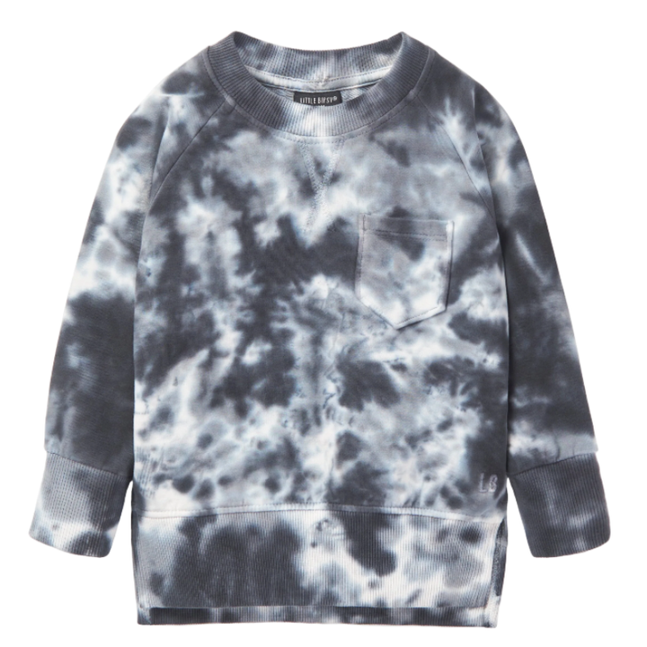Little Bipsy - Marble Pullover in Blue (7)