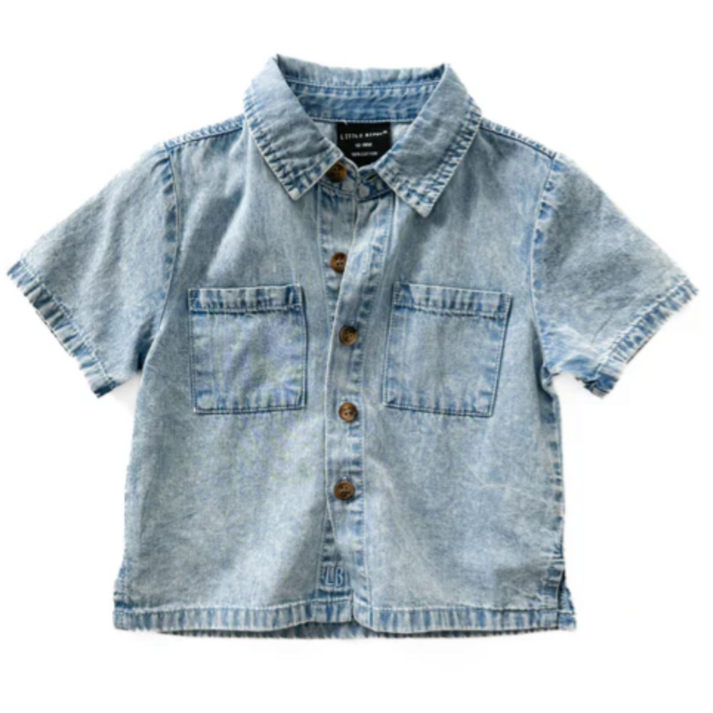 Little Bipsy light weight chambray shirt