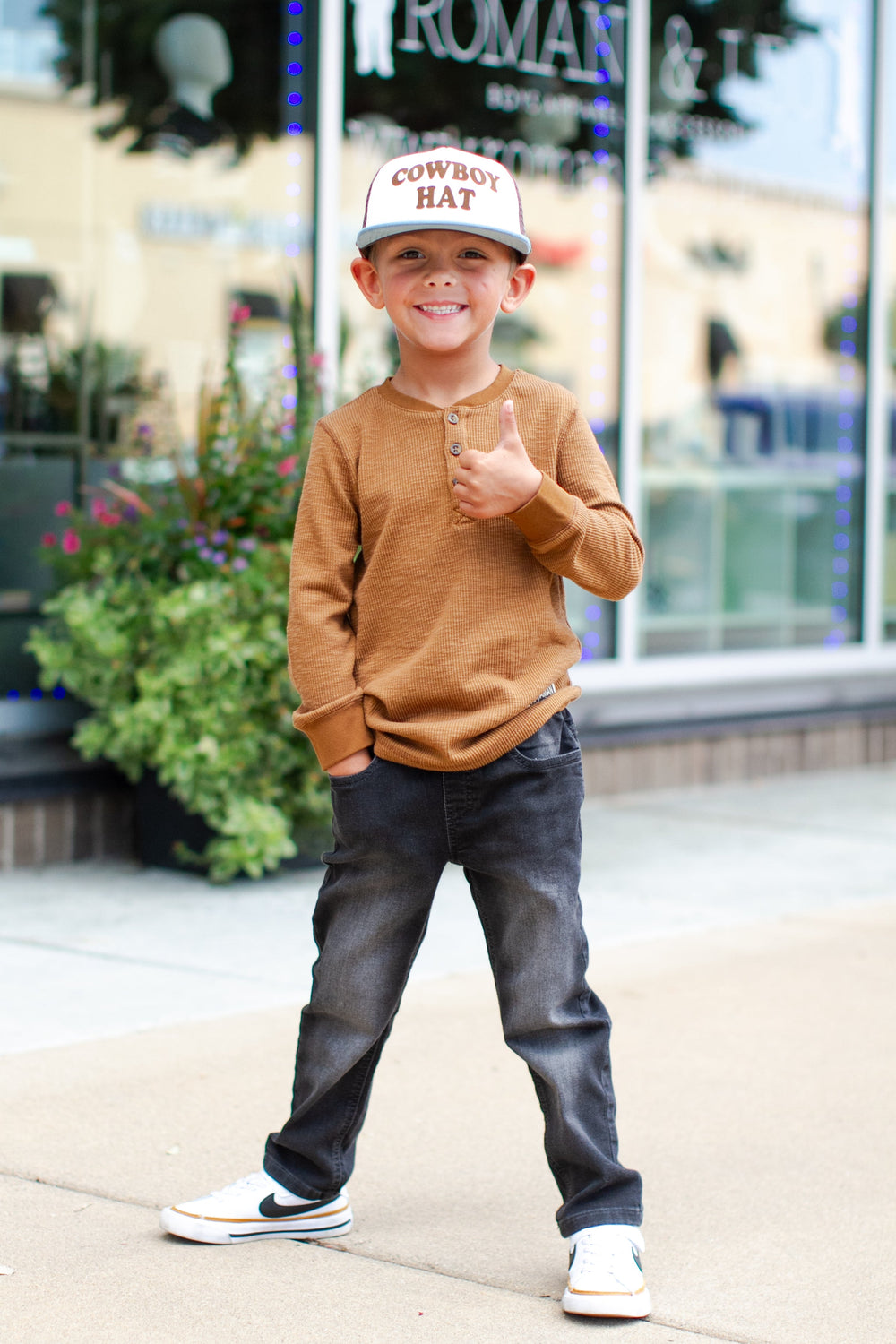 Boys Cowboy trucker hat