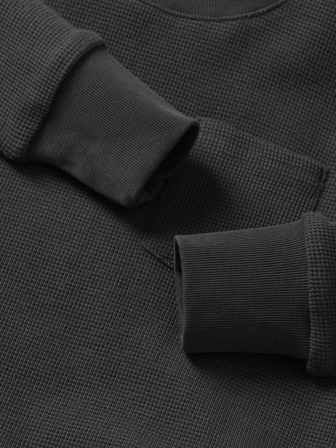 Boys Little Bipsy Shadow waffle shirt detail 1