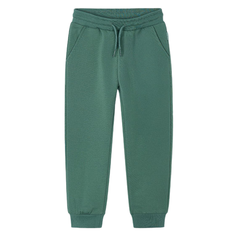 Boys Mayoral fleece joggers green
