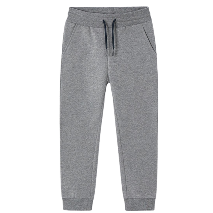 Boys Mayoral fleece joggers heather grey