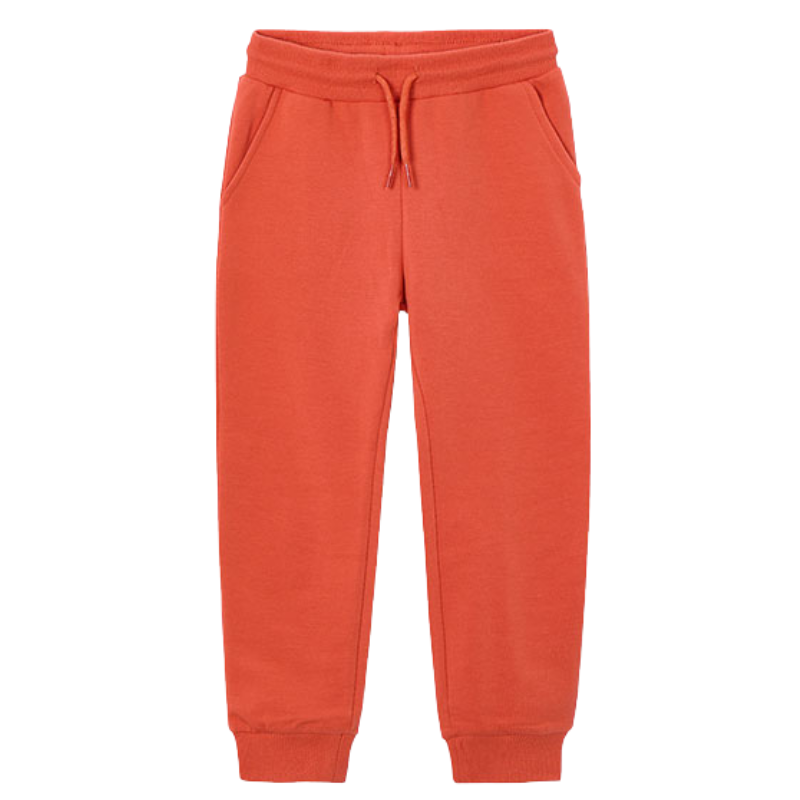 Boys Mayoral fleece joggers orange
