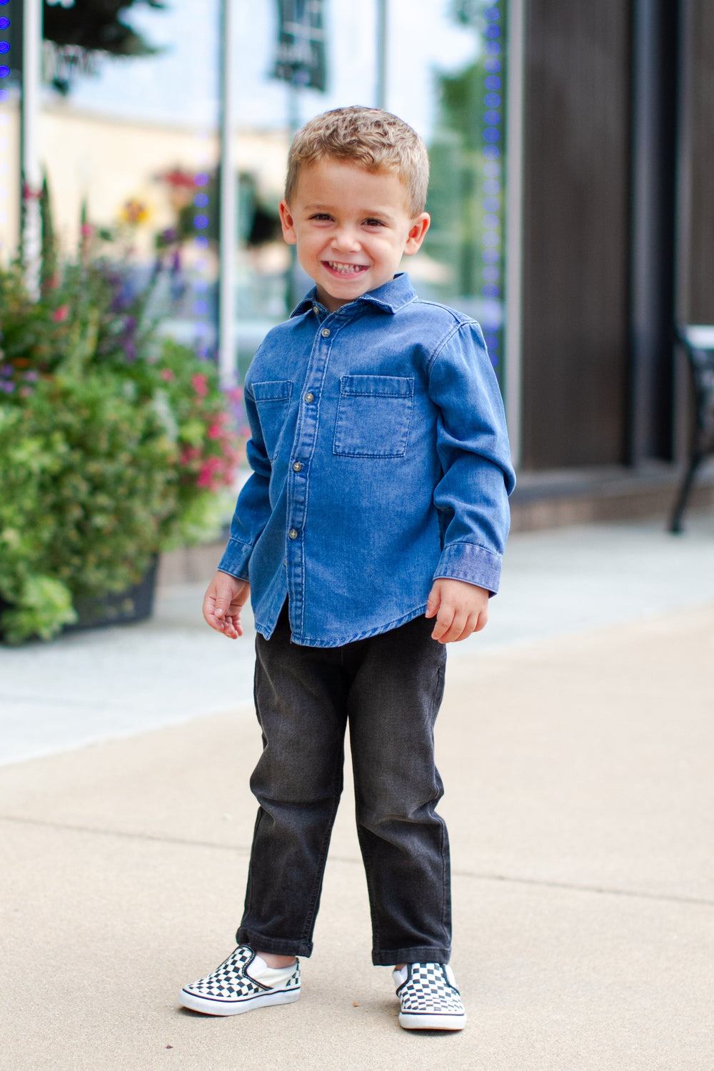Boys soft jean shirt Mayoral