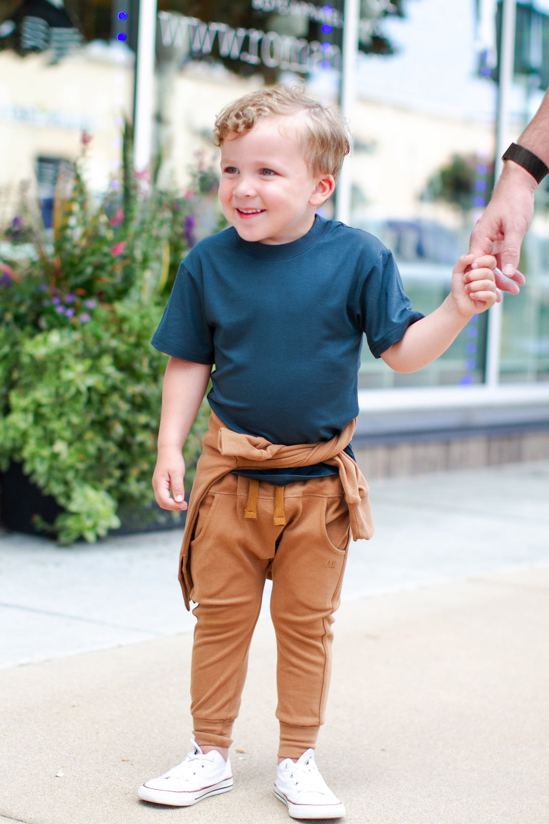 Boys teal bamboo tshirt