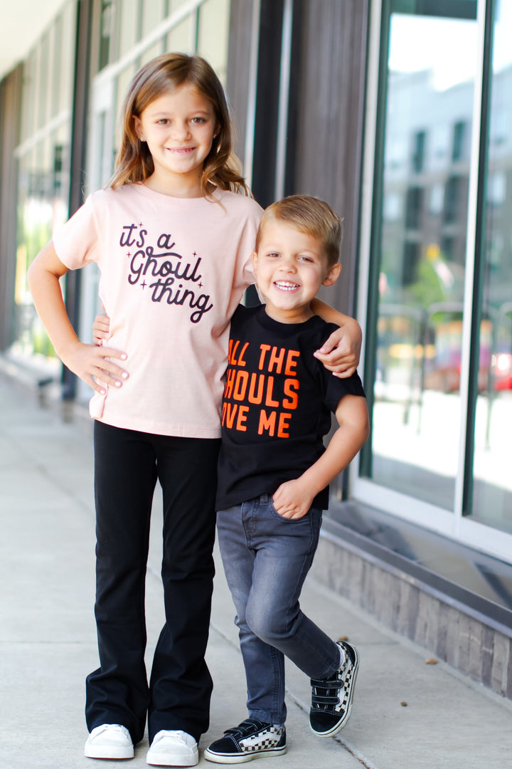 Brother and sister halloween shirts