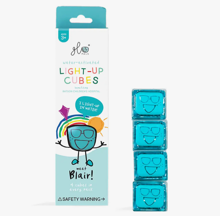 Glo Pals - Water Activated Light Up Cubes in Blue