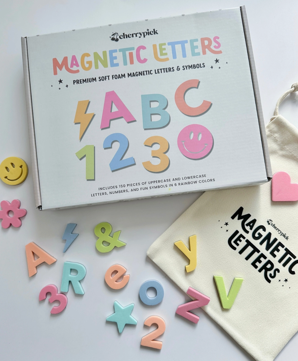 Cherrypick Magnetic Letters Numbers Neon