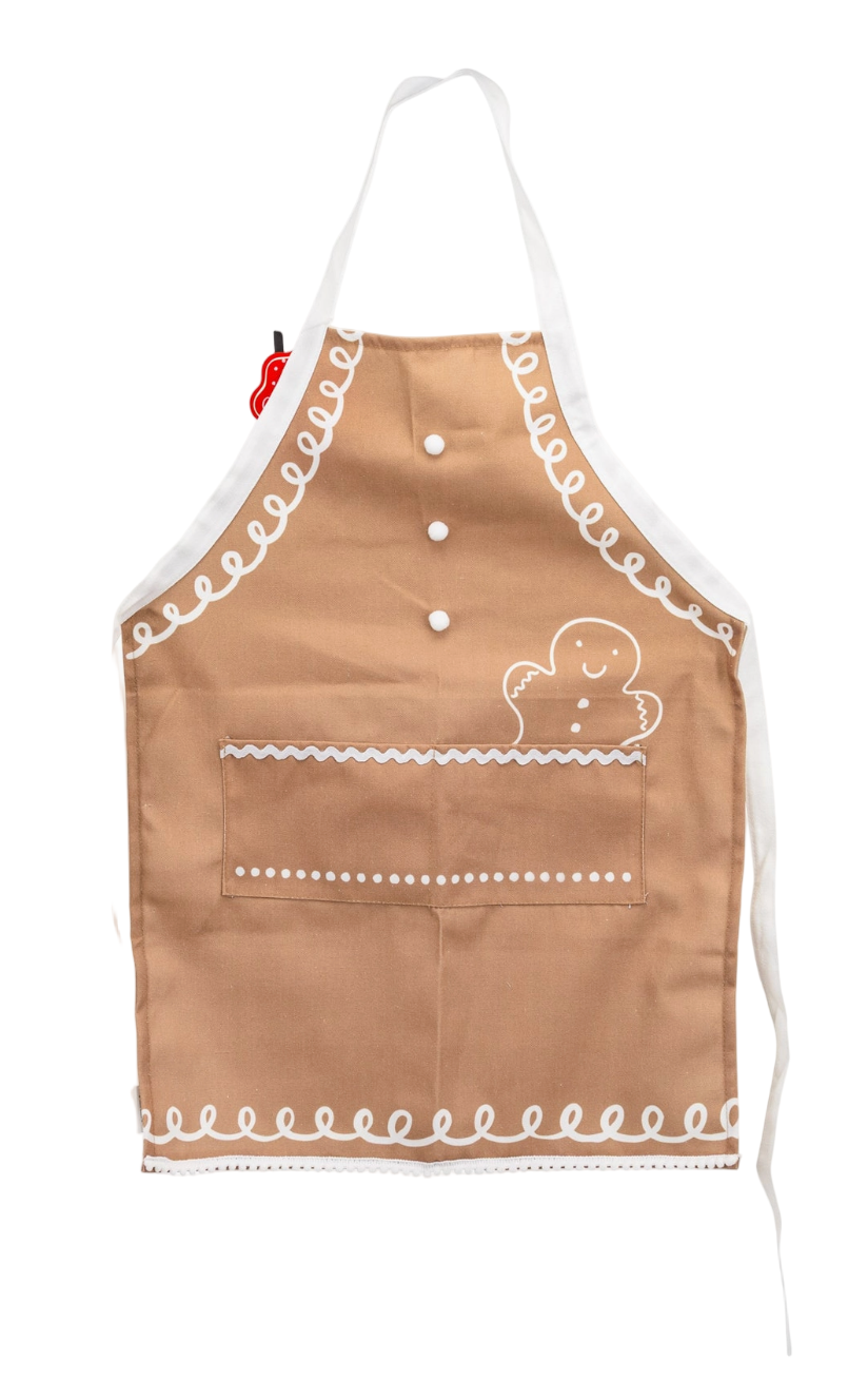 Christmas gingerbread man baking apron