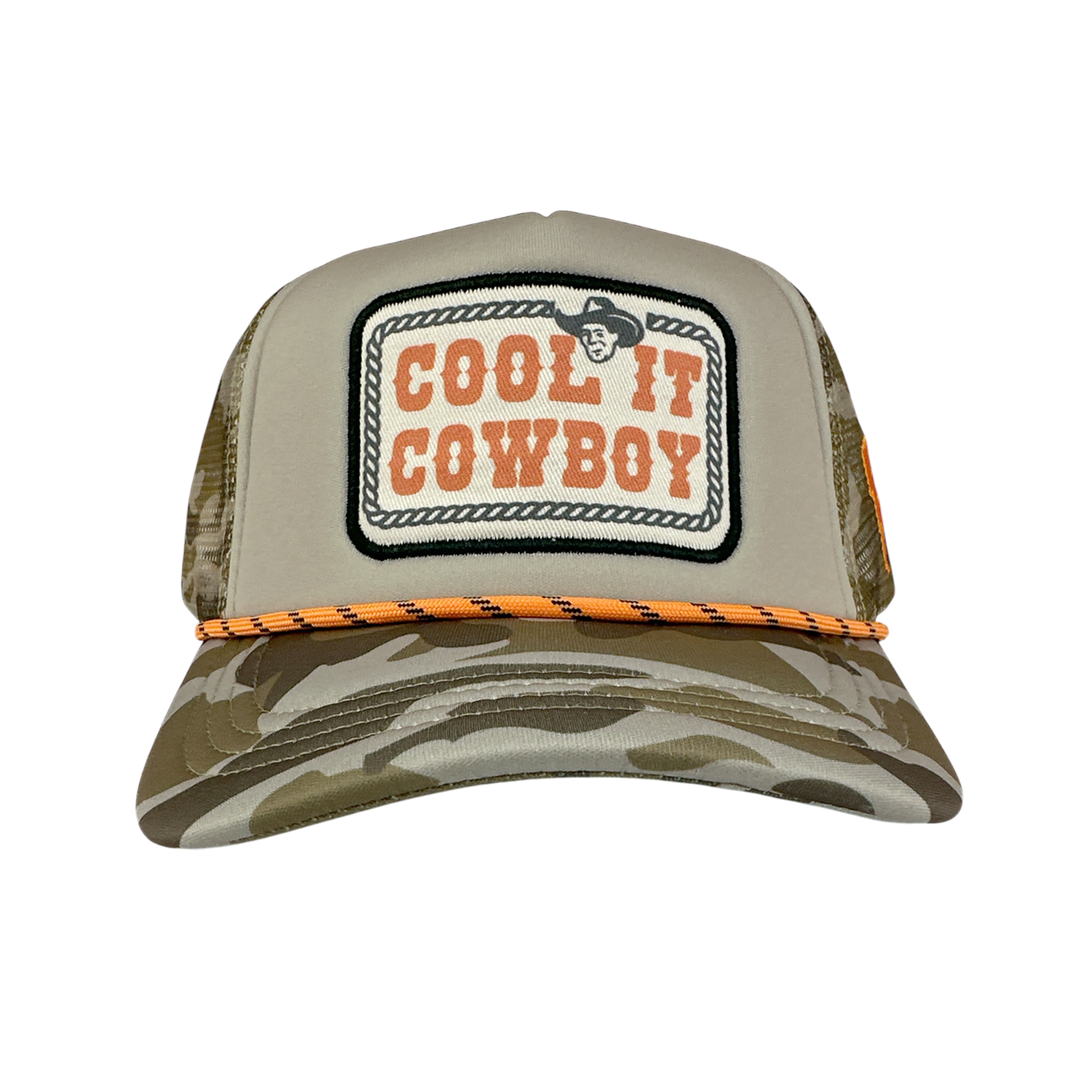 Cool It Cowboy kids trucker hat