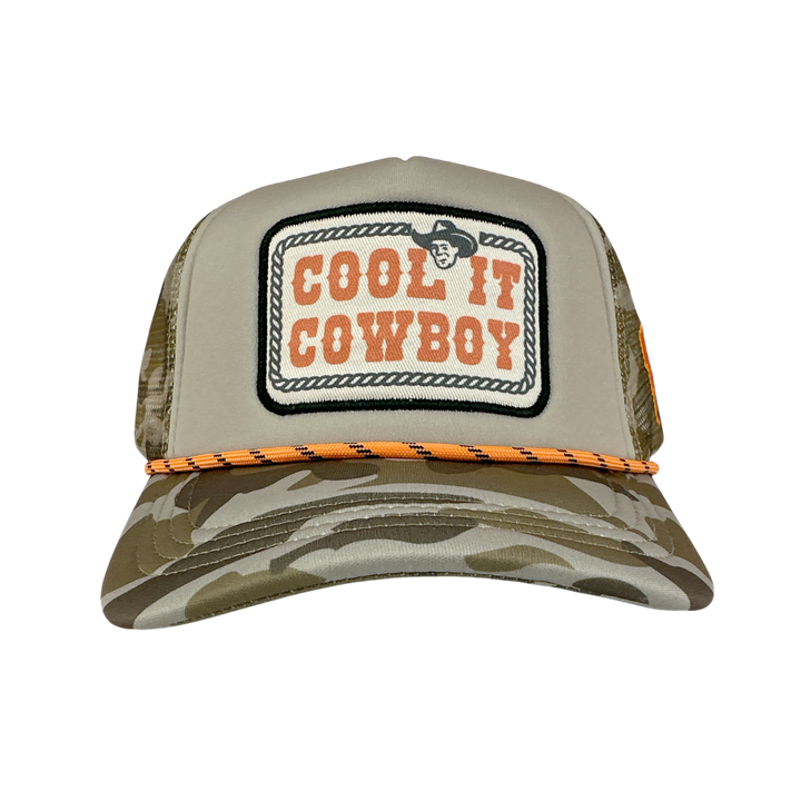 Cool It Cowboy kids trucker hat