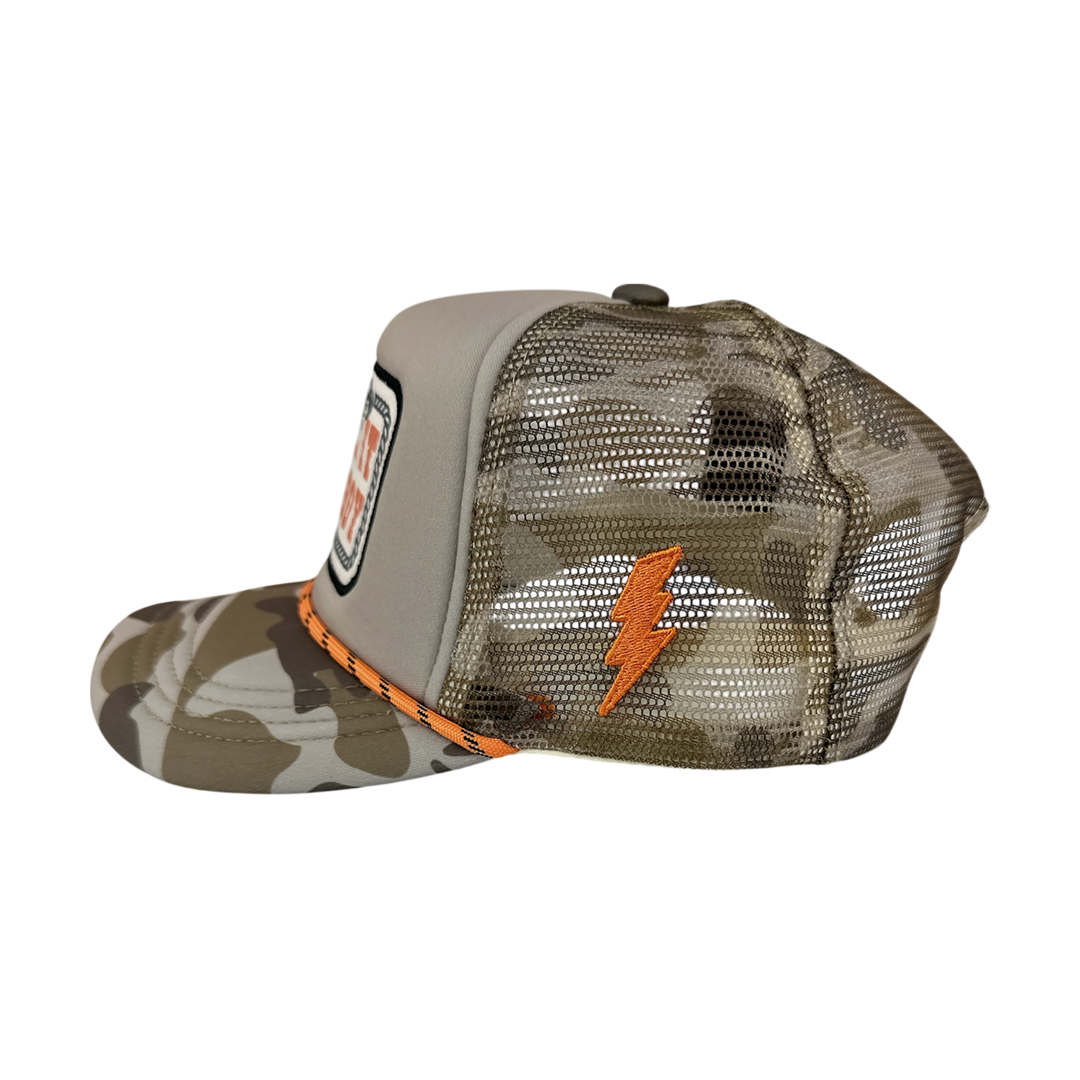 Cool It Cowboy trucker hat side view