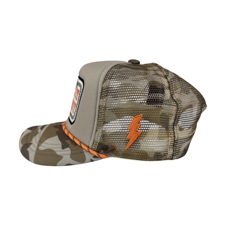 Cool It Cowboy trucker hat side view