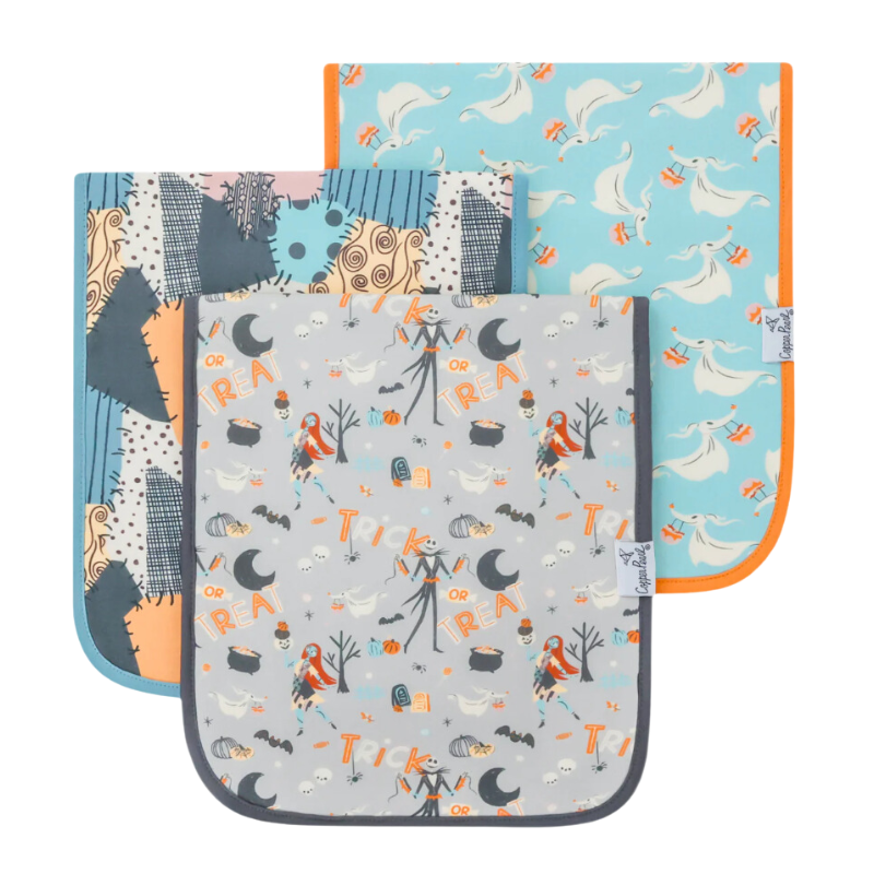 Copper Pearl Nightmare Before Christmas burp cloth sets