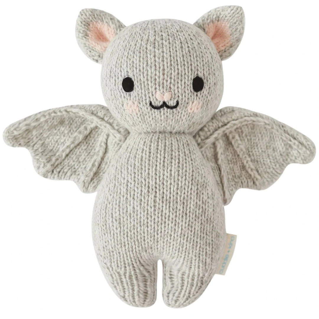 Cuddle and Kind halloween baby bat grey