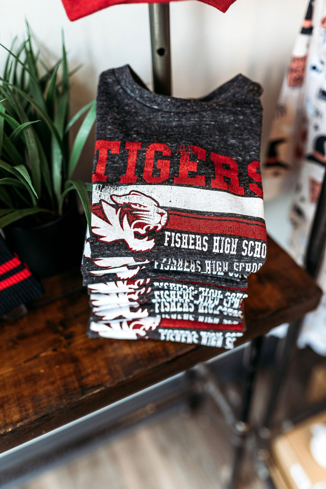Fishers Tigers - Toddler T-Shirt in Charcoal