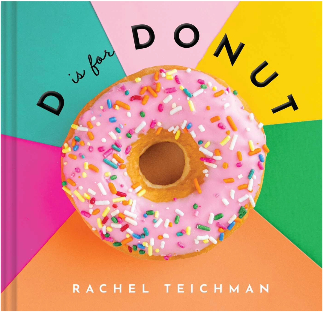 D is for Donut hard cover book