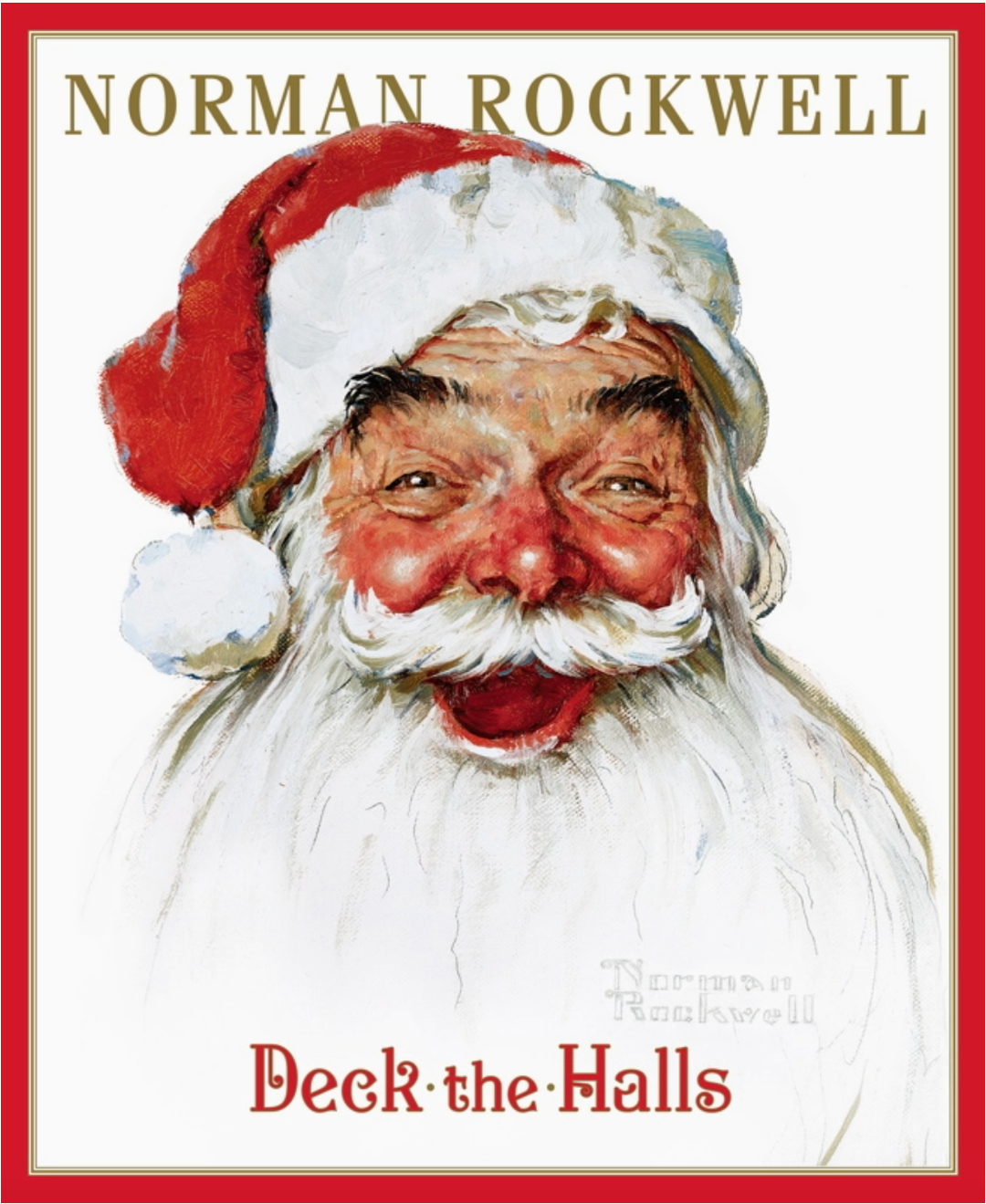 Deck the Halls Norman Rockwell book