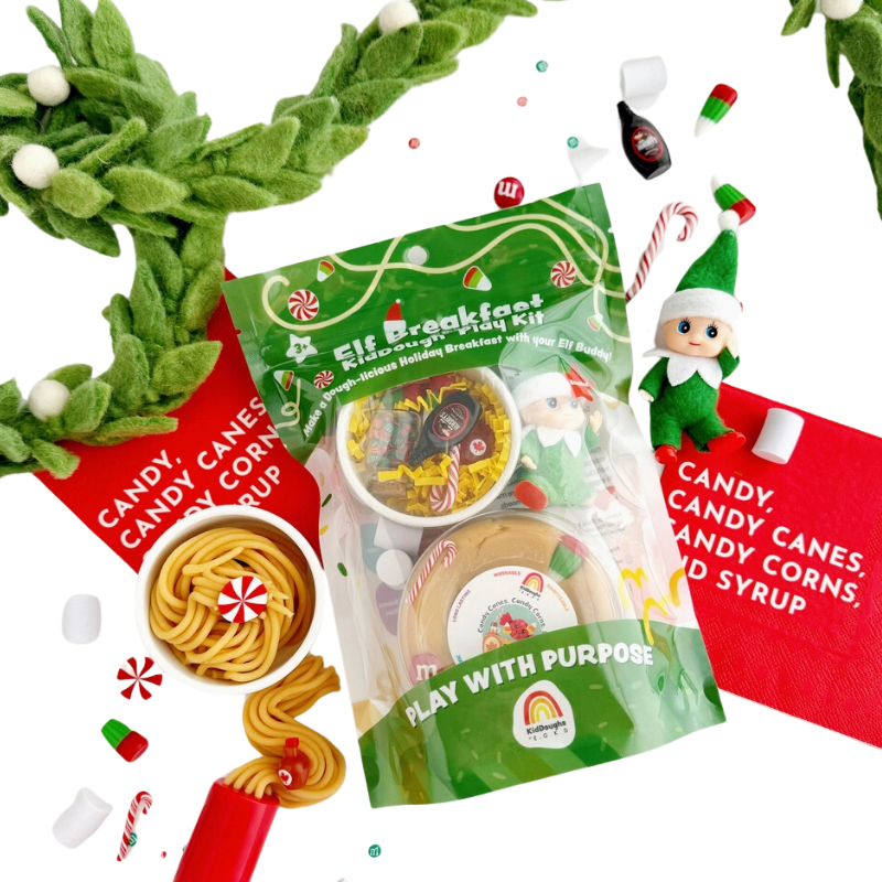 Elf Breakfast Dough Kit Stocking Stuffer for kids