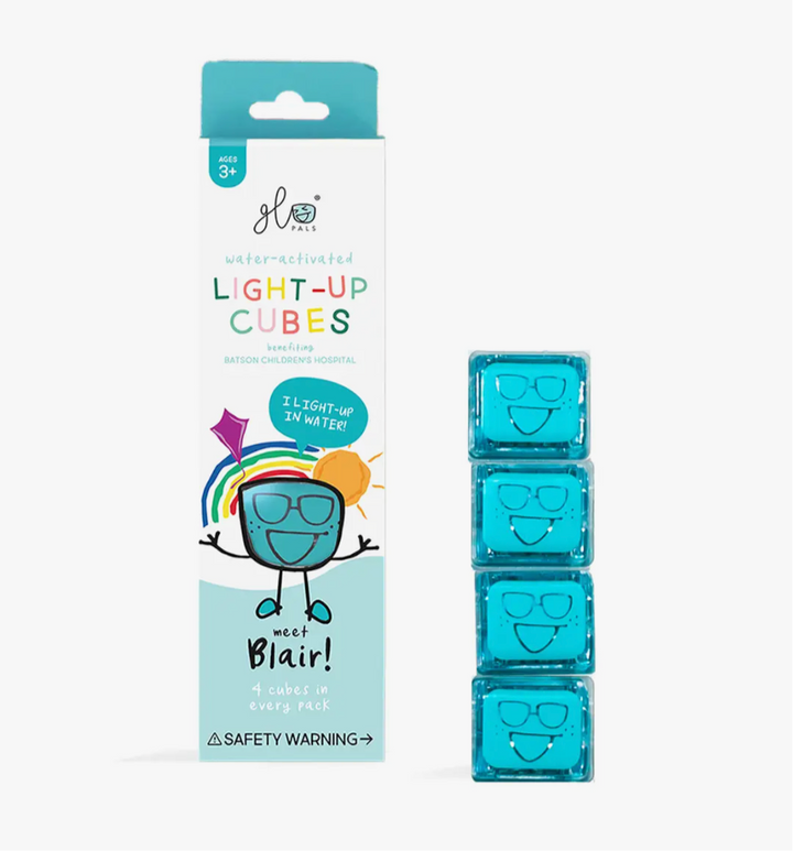 Glo Pals - Water Activated Light Up Cubes in Blue