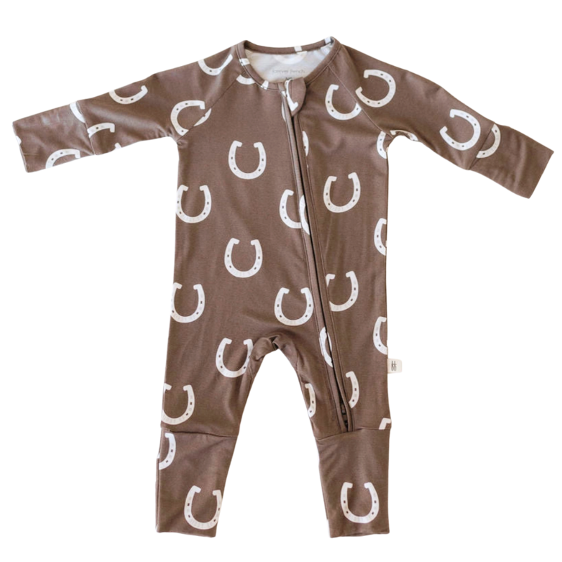 Forever French Giddy Up baby pajamas
