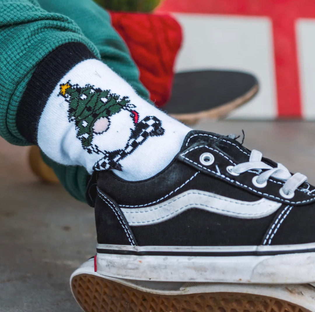 Kickin It Up Socks - Gnome for the Holidays