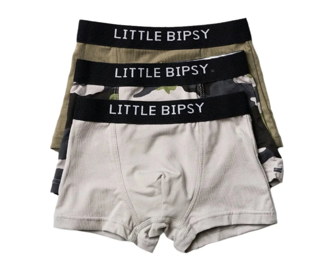 Little Bipsy - Boxer Briefs 3-Pack in Army