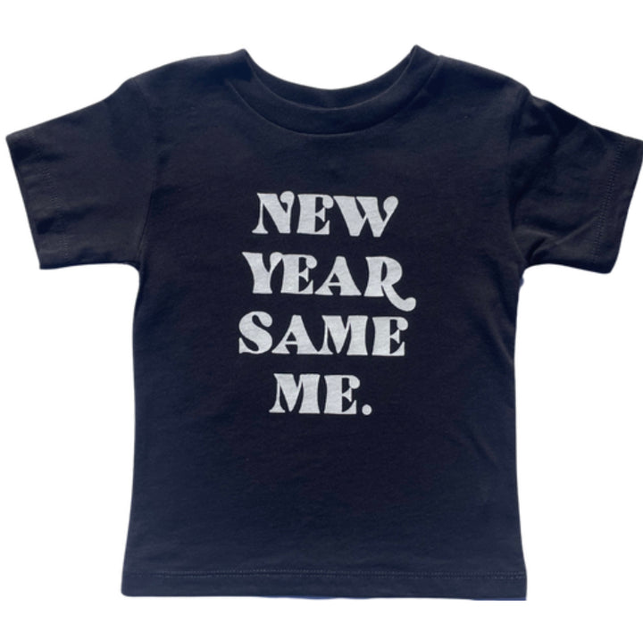 Saved by Grace - New Year Same Me Tee in Black (2T)
