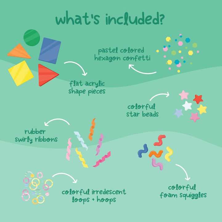 Glo Pals Sensory Play Fun fillers Shapes
