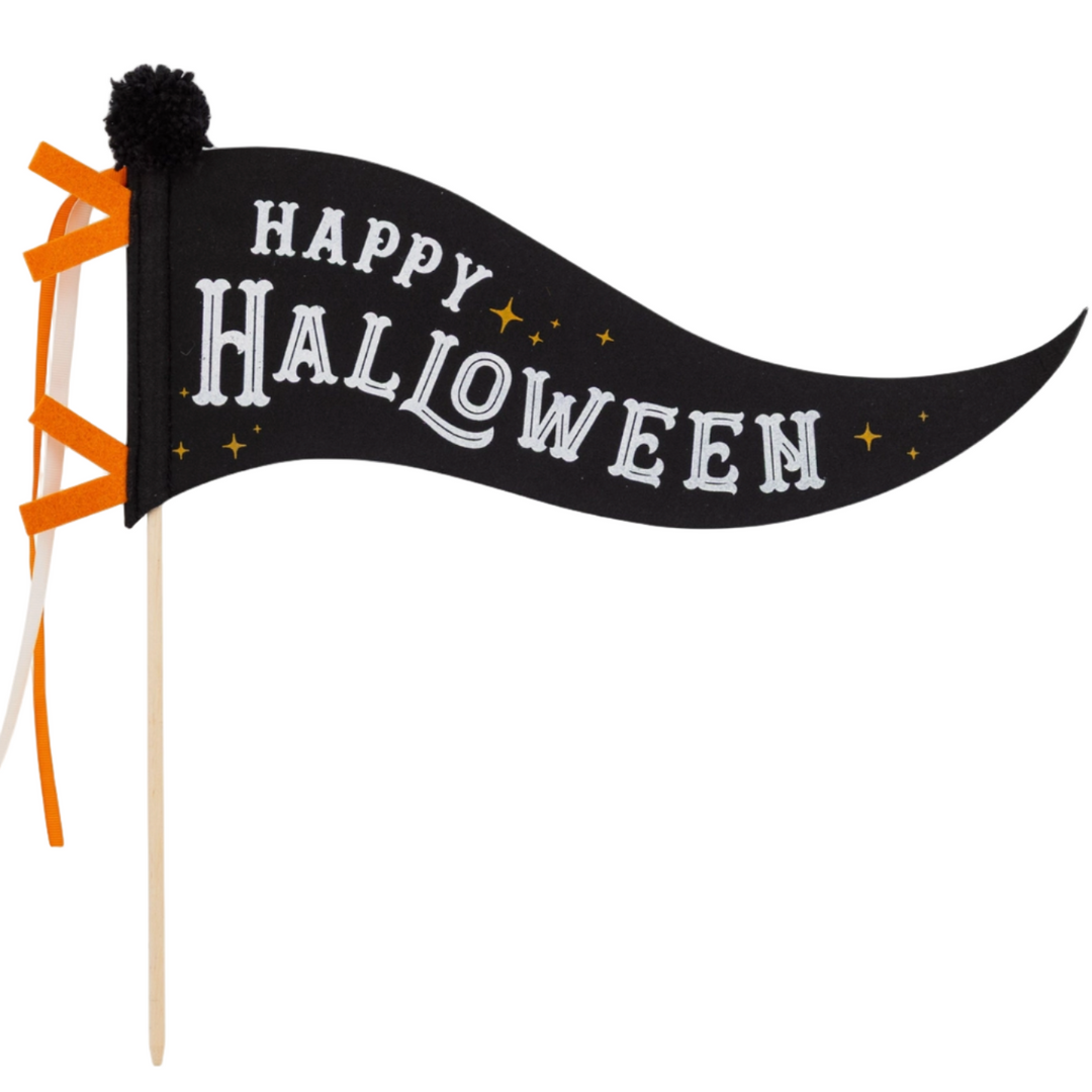 Happy Halloween felt pennant
