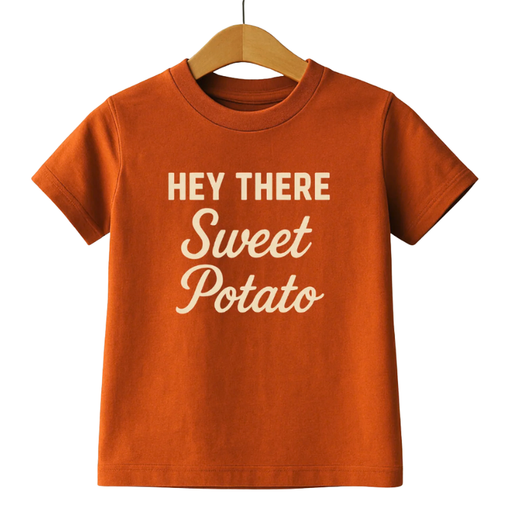 Hey There Sweet Potato kids Thanksgiving tshirt