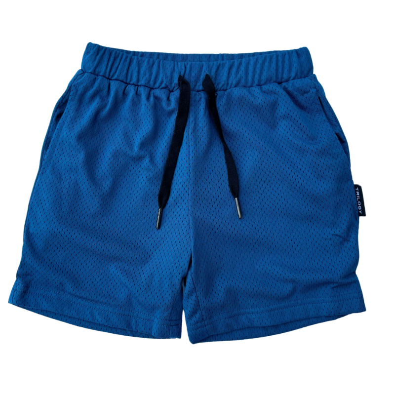 Boys blue mesh shorts