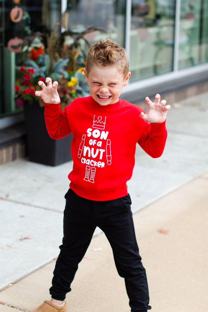 Benny & Ray -  Son of a Nutcracker Pullover in Red