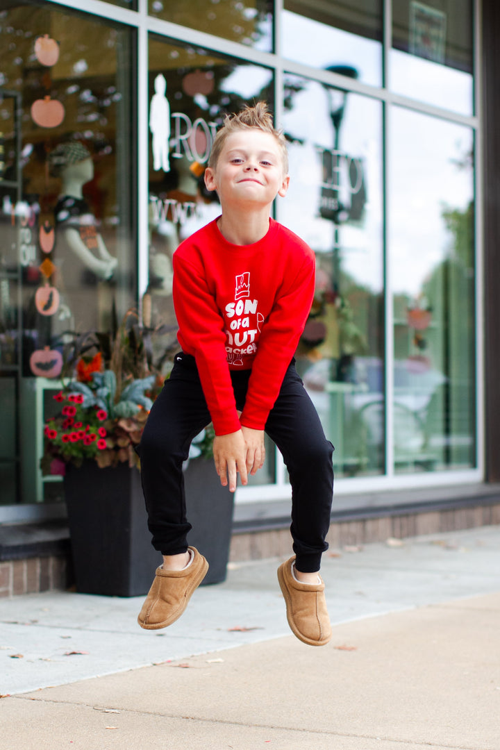 Benny & Ray -  Son of a Nutcracker Pullover in Red