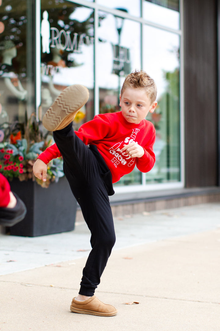 Benny & Ray -  Son of a Nutcracker Pullover in Red