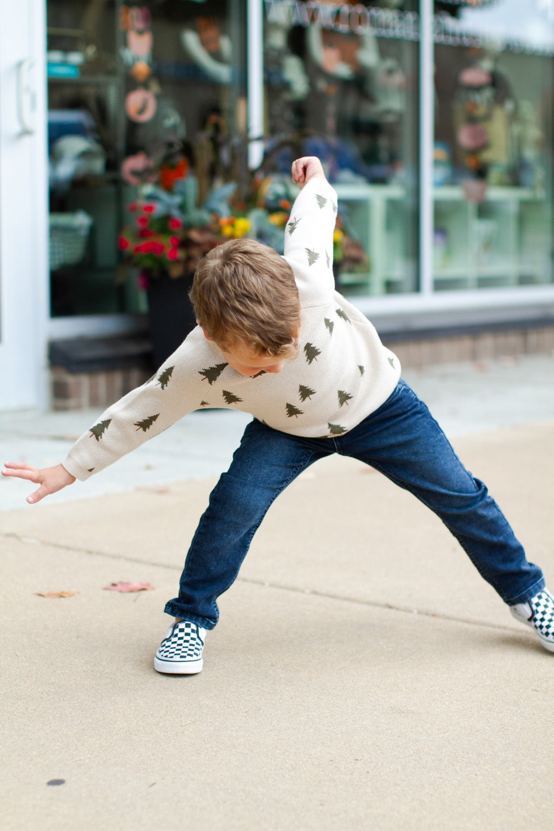 Mebie Baby - Pine Tree Knit Sweater