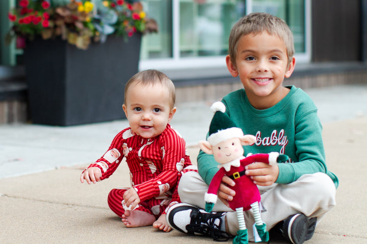 Probably Watching Christmas Movies Pullover Sweatshirt in Heathered Forest