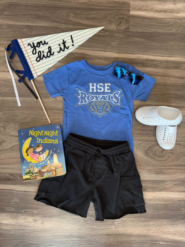 Hamilton Southeastern Royals - Little Kids T-Shirt in Vintage Royal (2T, 3T, 4T)