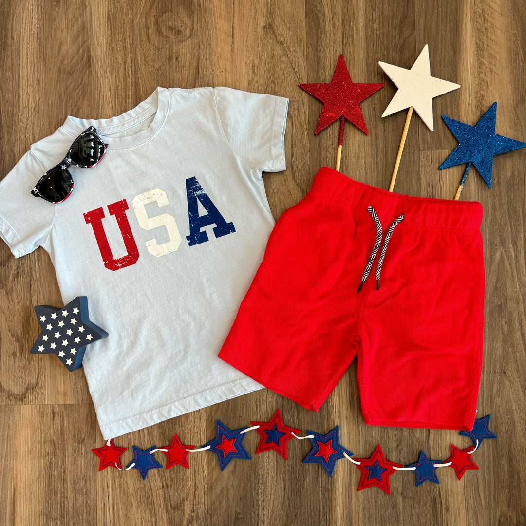 boys USA tshirt